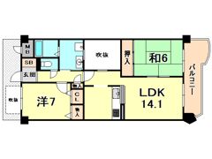 KDXレジデンス夙川ヒルズ 3番館の間取り画像
