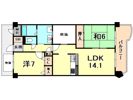 KDXレジデンス夙川ヒルズ 3番館の間取り画像