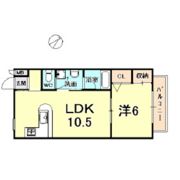 パラツィーナエスタ仁川の間取り画像