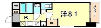 プロシード神戸元町の間取り画像