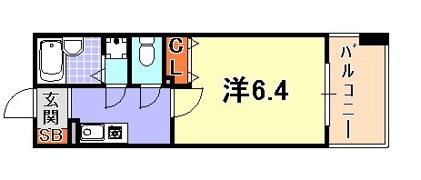 プレサンス新神戸の間取り画像