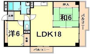 ポルト西宮の間取り画像