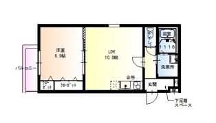 フジパレス東桜木町II番館の間取り画像