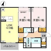 ソレアード魚崎北町の間取り画像