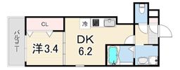 ココングランジュール芦屋西2の間取り画像