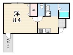 フジパレス西宮北口VI番館の間取り画像