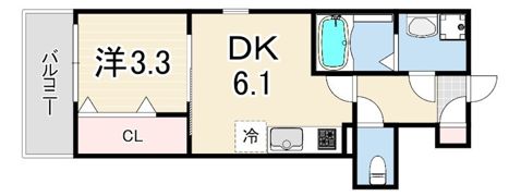 ココングランジュール芦屋西2の間取り画像