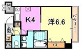ラ・フォンテ三宮旭の間取り画像