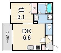 ココングランジュール芦屋西2の間取り画像