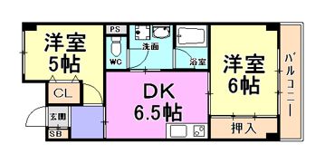 ルグラン芦屋打出小槌2の間取り画像