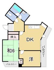武庫之荘ジェメッリの間取り画像