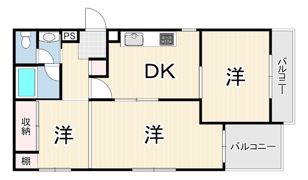 フェイバーハイツの間取り画像