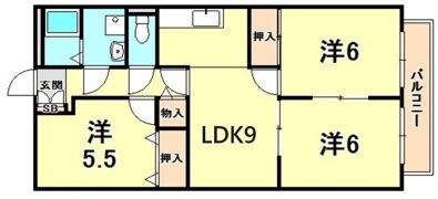 サンハウス西宮の間取り画像
