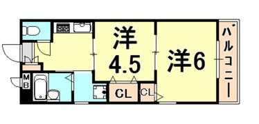 FM城ヶ堀の間取り画像