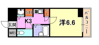 ロイヤルヒル神戸三ノ宮IIの間取り画像