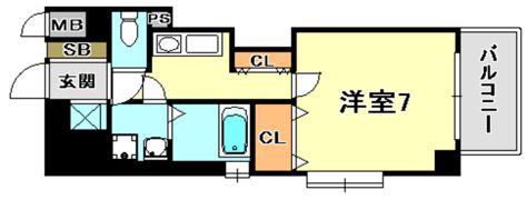 エステムコート神戸西の間取り画像