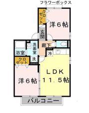 ウィスタリア瑞穂 A棟の間取り画像