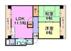 芦屋東山プリンスの間取り画像