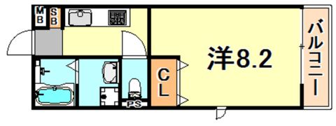 スリージェ参番館の間取り画像
