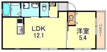 KARIN明石南の間取り画像