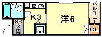 ロイヤルメゾン芦屋WESTの間取り画像