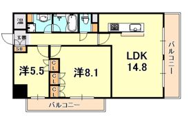 サニープレイス西芦屋 2号館の間取り画像