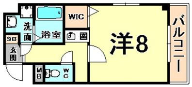 エールスタージュ伊丹の間取り画像