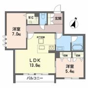 シャーメゾン高羽ULの間取り画像