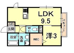 ボナール クレハの間取り画像