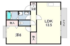 VING TAINE津門の間取り画像