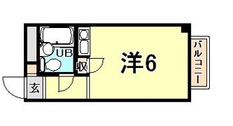 サニーウエストの間取り画像