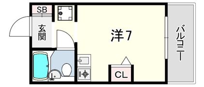 リモージュ岡本の間取り画像