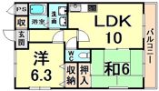 ゼハールト稲葉の間取り画像