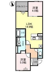 サンプット東仲ノ町の間取り画像
