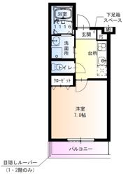 フジパレス稲野駅北I番館の間取り画像
