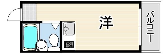 ロワイヤル北野の間取り画像