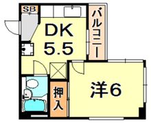 パサージュ北青木の間取り画像
