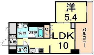 ベルファース尼崎の間取り画像