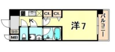 スプランディッド神戸北野の間取り画像