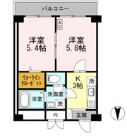 クレール久保の間取り画像