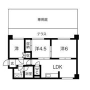 エルベコート東園田の間取り画像