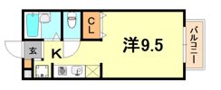 パセオ西芦屋の間取り画像