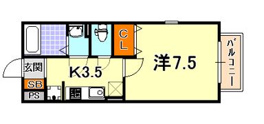 グランドパインの間取り画像