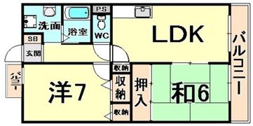 ローレルIZUMIの間取り画像