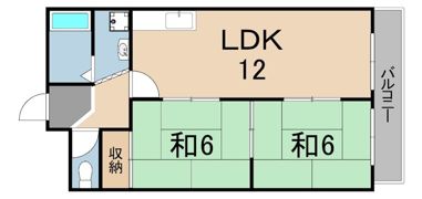 サンライズ南武庫之荘の間取り画像