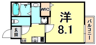 ワコーレヴィータ甲子園WESTの間取り画像