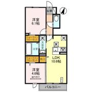 クレスト鹿の子台の間取り画像