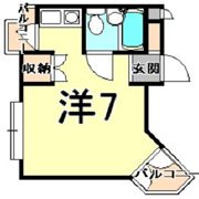 キューブ甲風園の間取り画像