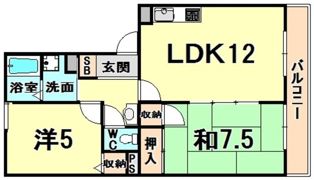 ウエステール桜台の間取り画像