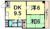 パインリーフ甲子園の間取り画像